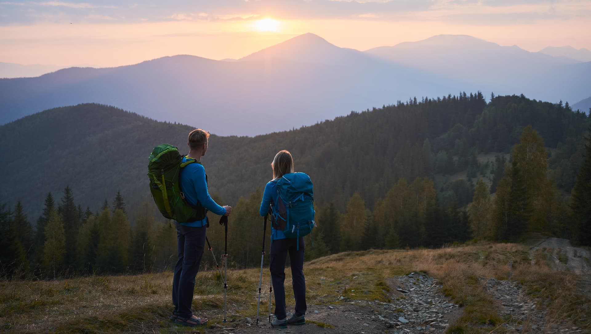 Beispiel: Sonnenuntergang über Wörgl, gesehen von der Möslalm